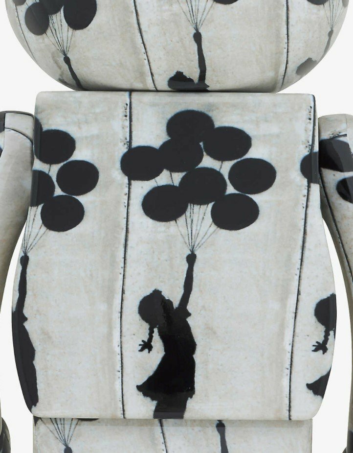 BE@RBRICK BANKSY FLYING BALLOONS GIRL 氣球女孩 庫柏力克 熊 公仔 400% + 100% / 1000% 現貨