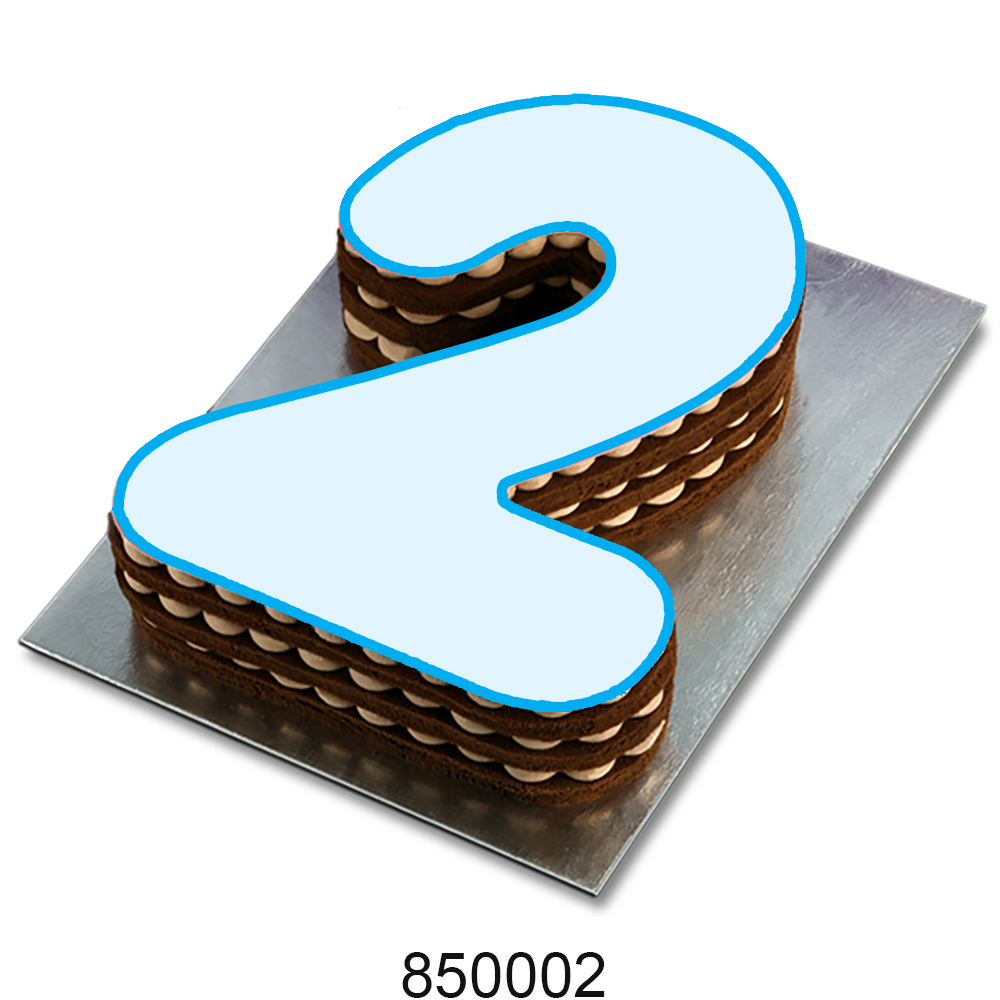 No. 2 Customized Edible Image Cake