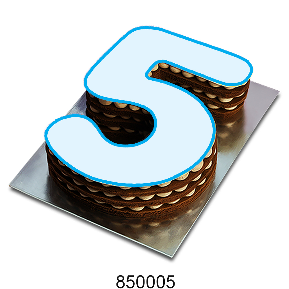 No. 5 Customized Edible Image Cake