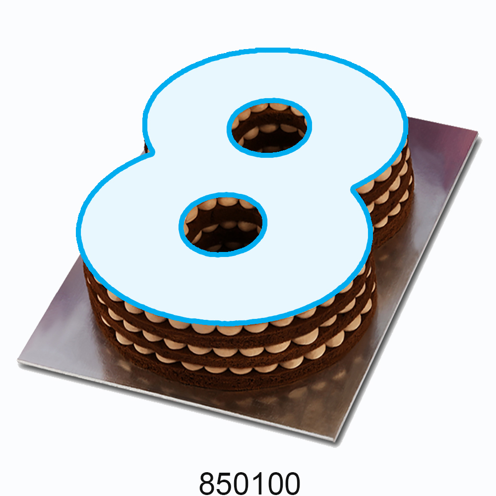 No. 8 Customized Edible Image Cake