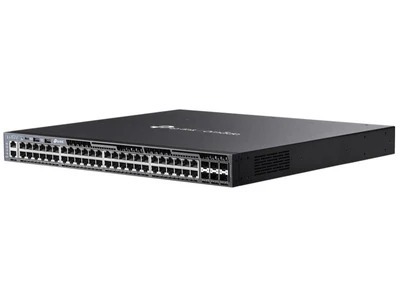 TP-Link TL-SG6654XHP Omada 48-Port Gigabit Stackable L3 Managed PoE+ Switch with 6 10G Slots with High-speed Connectivity