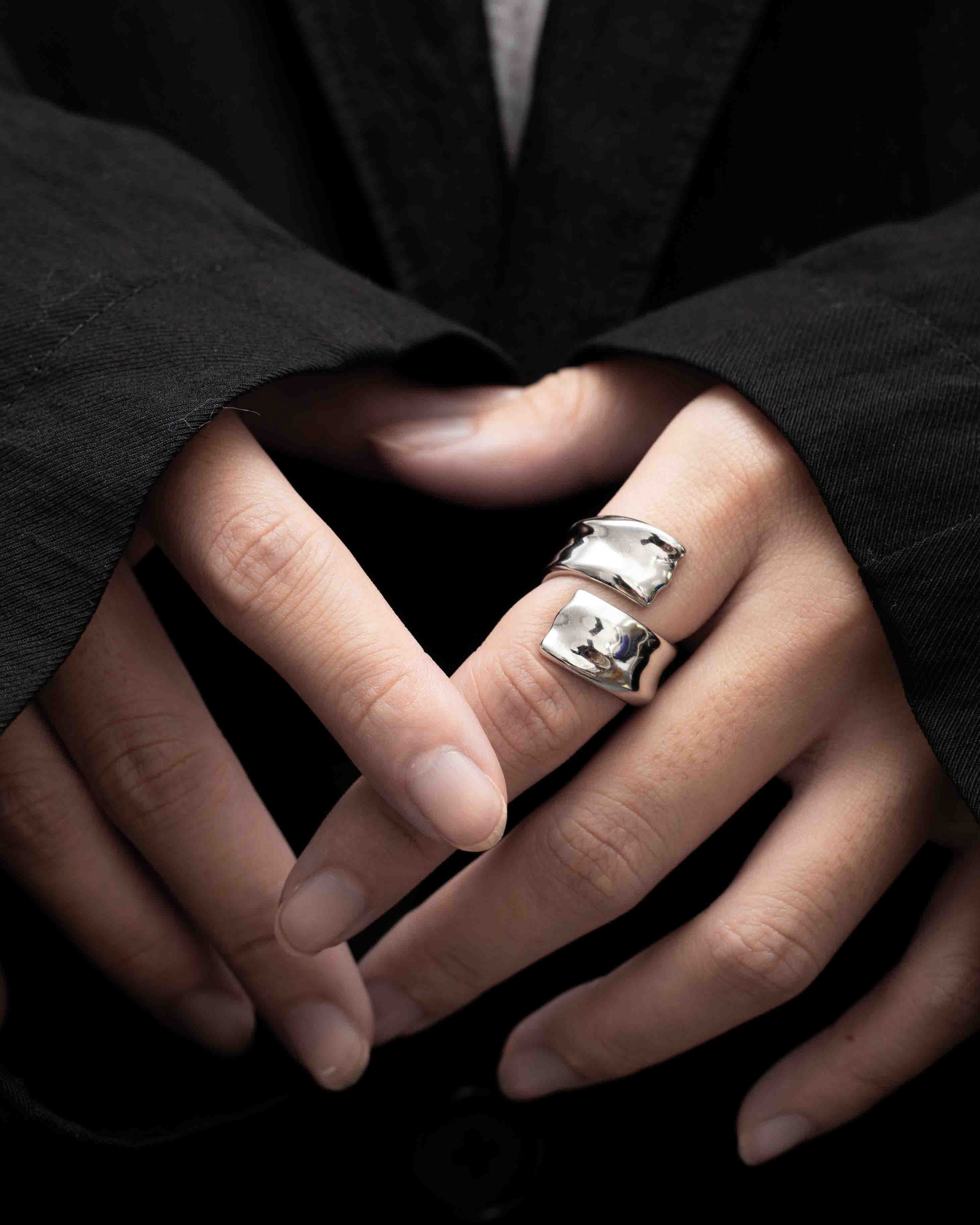 RECOVERY 波紋交錯戒指