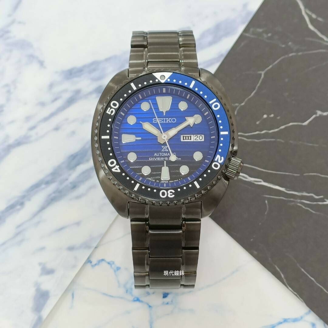 【SEIKO 精工】PROSPEX 愛海洋藍鯨潛水機械錶 4R36-05H0SD 45mm現代鐘錶
