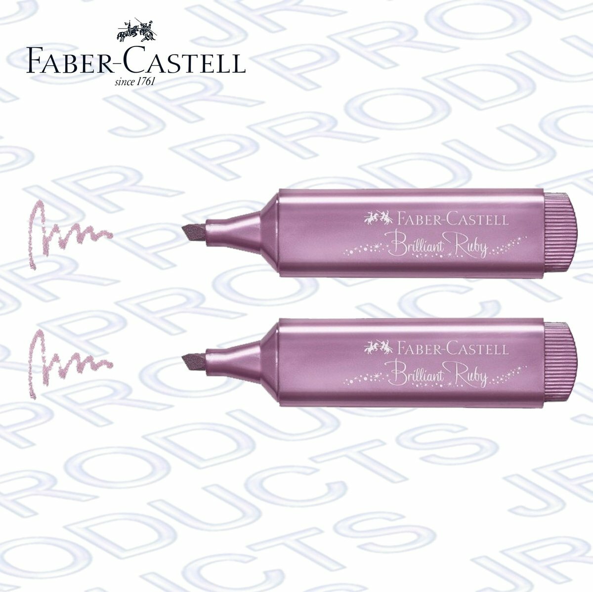 輝栢嘉 - 德國FABER TL46閃亮金屬色螢光筆 - 2支