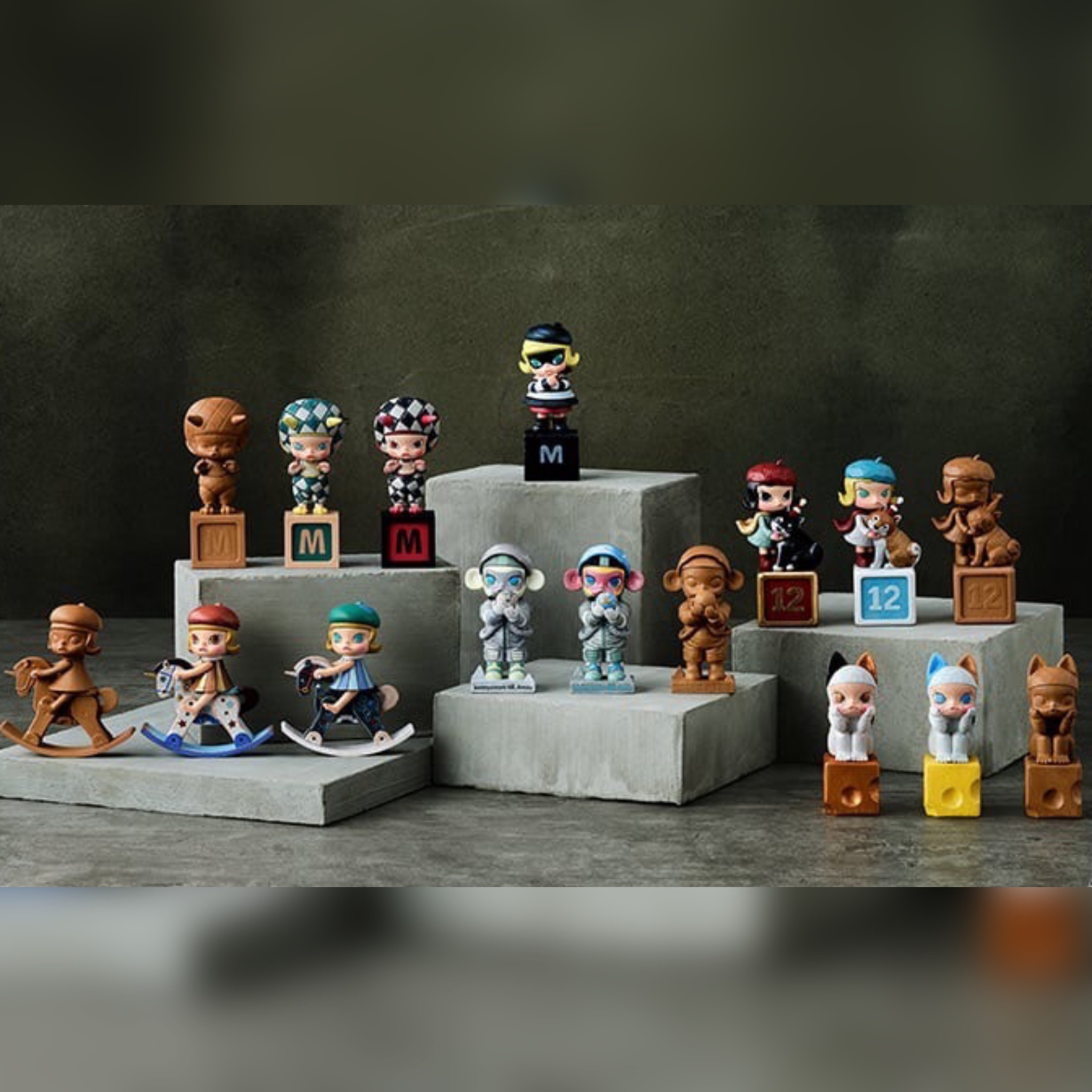 POPMART 泡泡瑪特「MOLLY周年雕塑經典回歸系列」盲盒