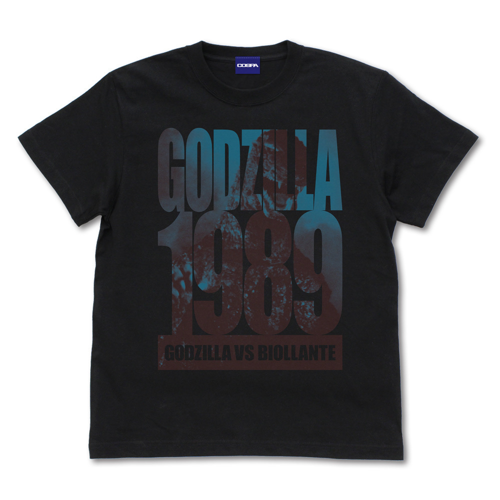 Cospa 0729 ｺﾞｼﾞﾗ1989 Tｼｬﾂ/黑色