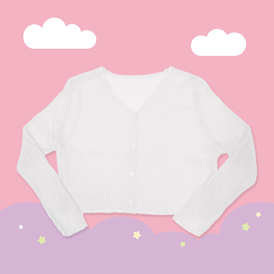 こ♡こ 百搭涼爽針織罩衫