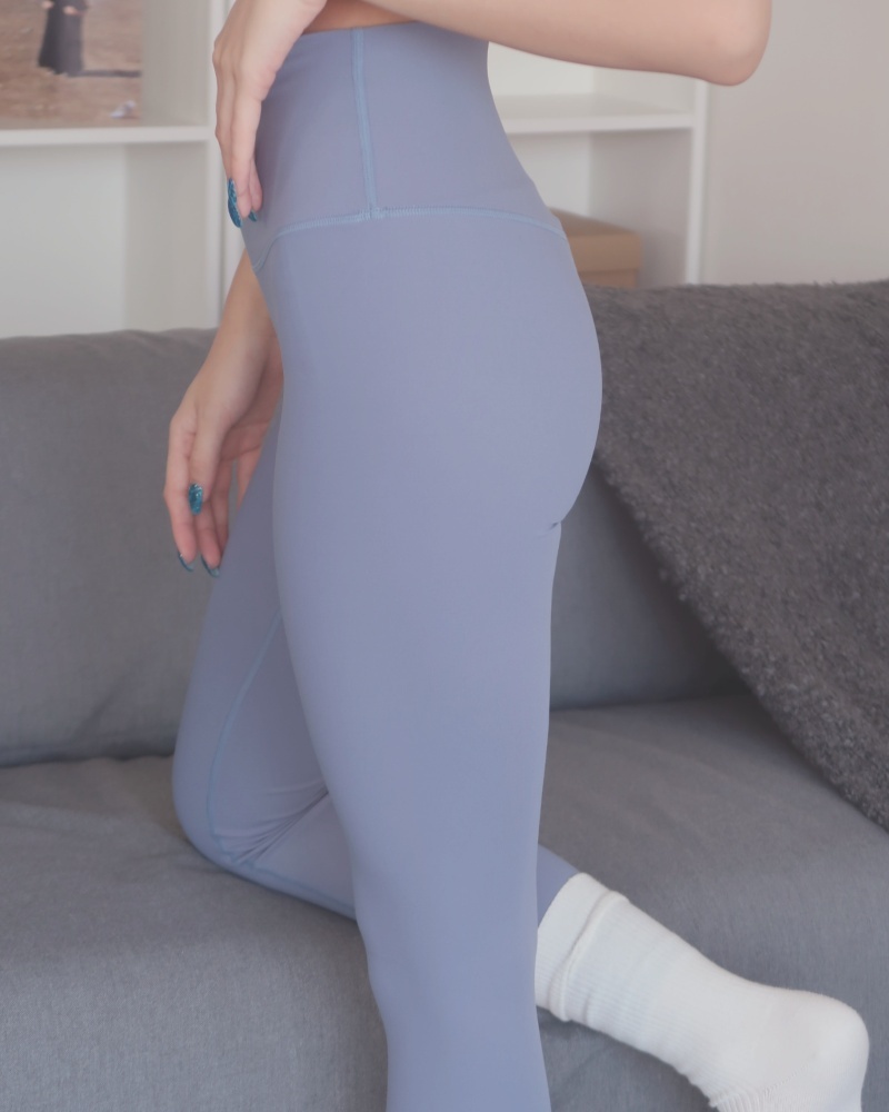 Flipped leggings 怦然心動瑜珈褲 / 藍莓色