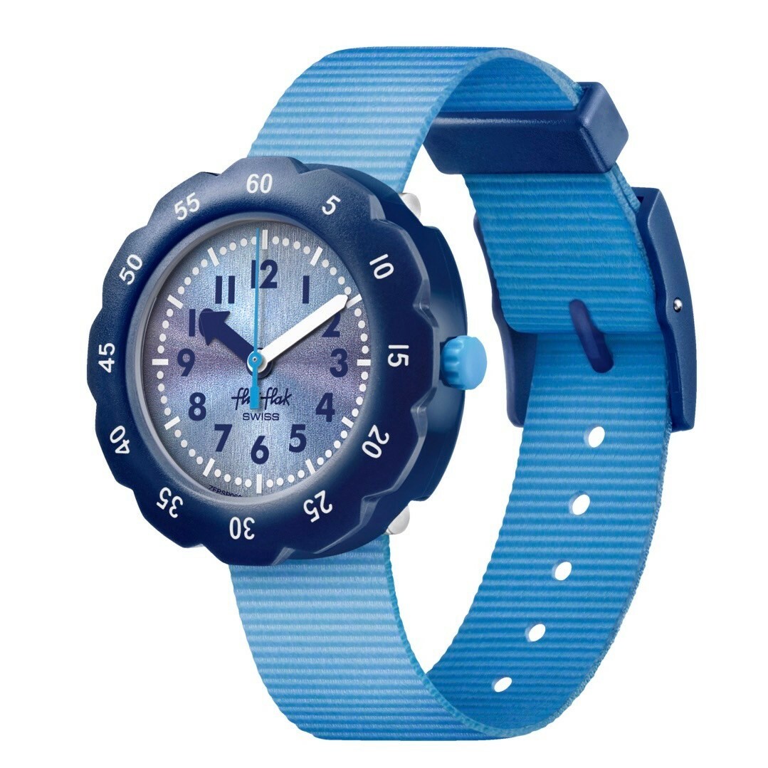 【Swatch - Flik Flak】SHADES OF BLUE FPSP060 34mm 現代鐘錶