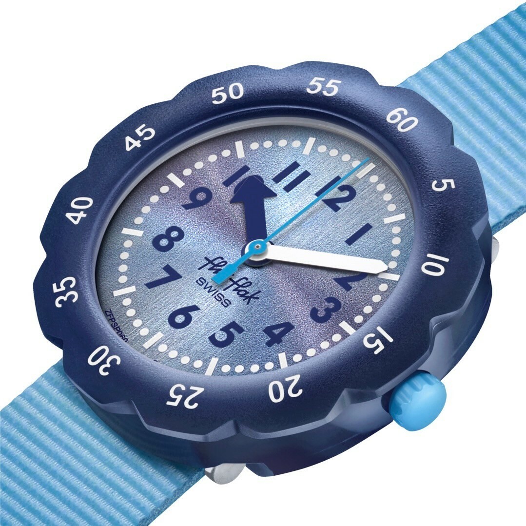【Swatch - Flik Flak】SHADES OF BLUE FPSP060 34mm 現代鐘錶