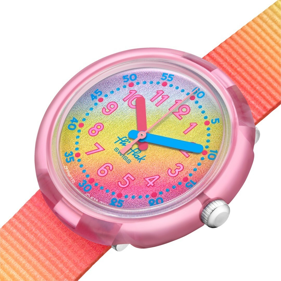 【Swatch - Flik Flak】SHADES OF RAINBOW FPNP110 32mm 現代鐘錶