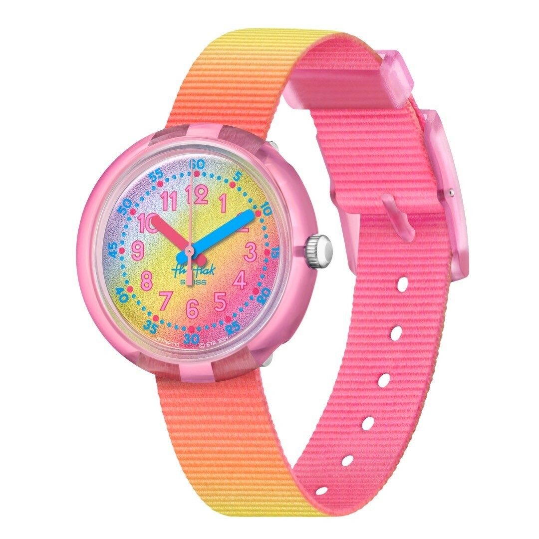 【Swatch - Flik Flak】SHADES OF RAINBOW FPNP110 32mm 現代鐘錶