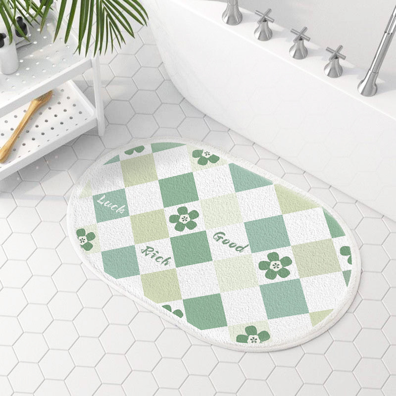 《4525》可愛粉粉少女圖案毛絨地墊((仿羊絨))