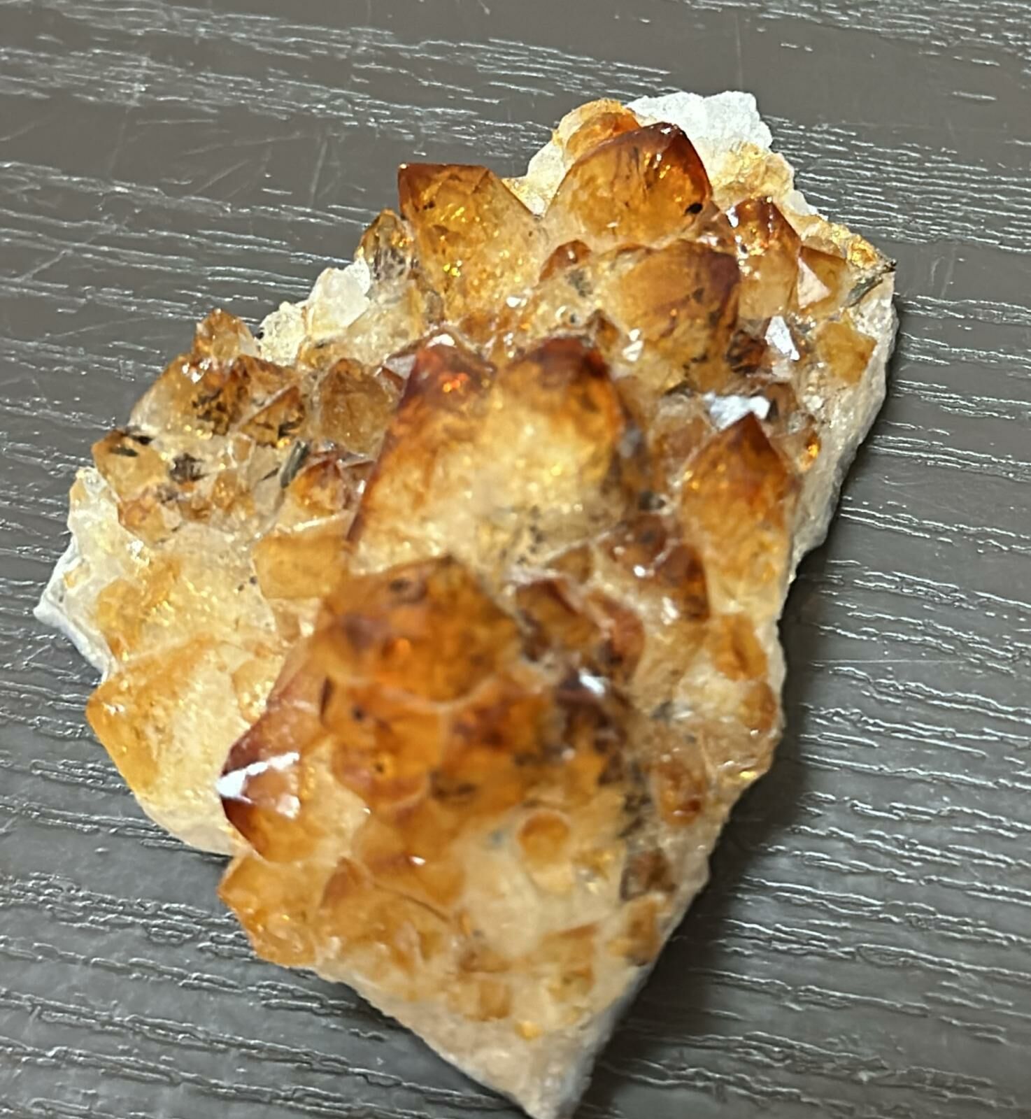 cc17028**  大牙招財黃晶族