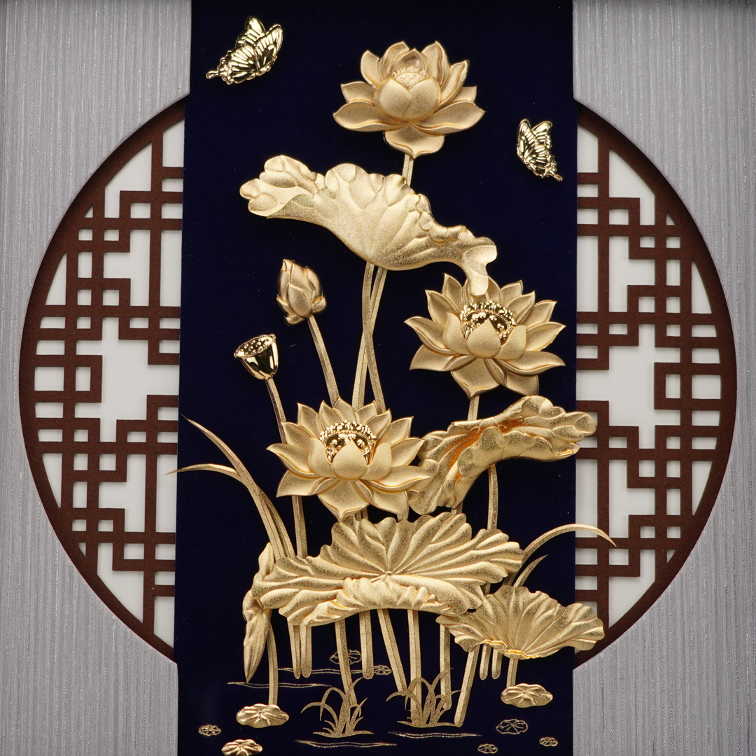 鹿港窯禮品館｜靜謐蓮韻-荷香蓮花│生日祝壽禮物、退休祝福、新居入厝