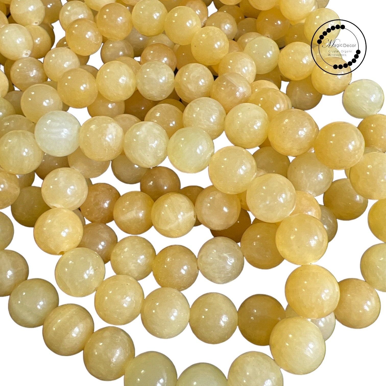 260124 - C30 10mm+金絲黃玉手串（買一送一）