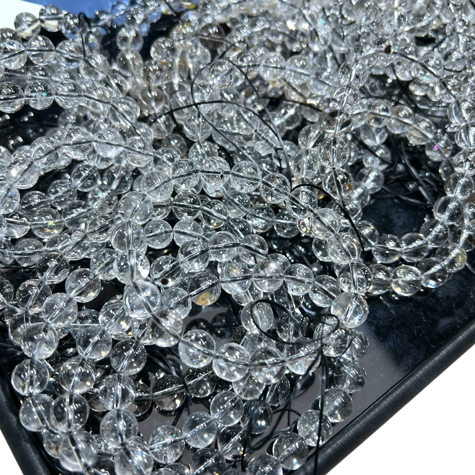 251001 - G8 9mm++多礦閃靈手串