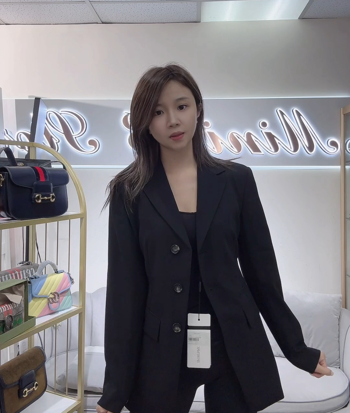 Sportmax 黑色西裝外套 -M