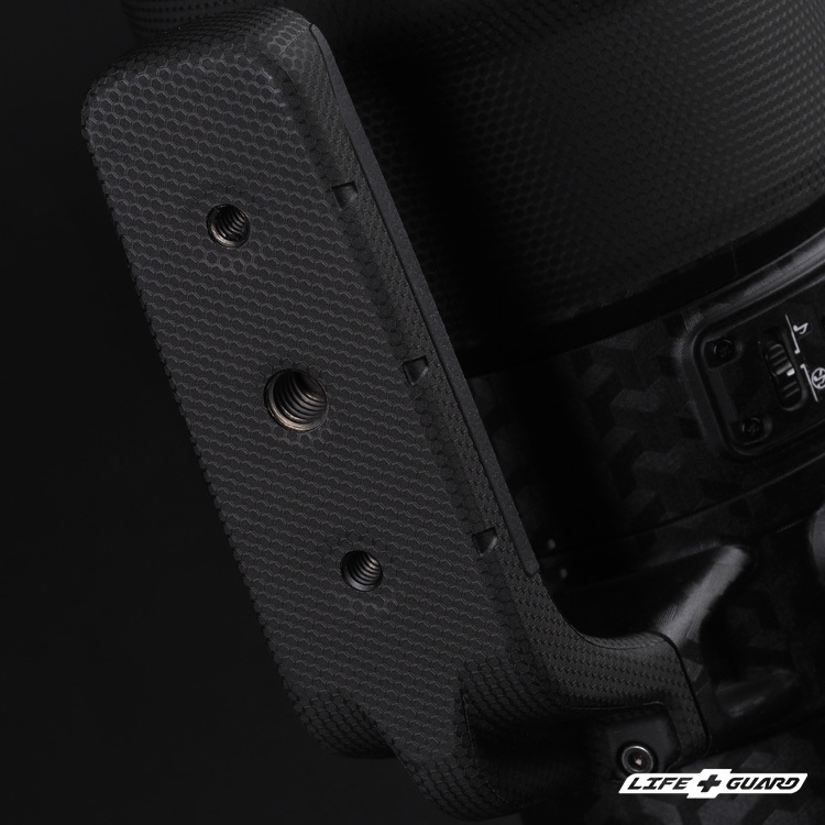 LIFE+GUARD Nikon AF-S 400mm F2.8 E 鏡頭貼膜展示圖，LIFE+GUARD 風格設計