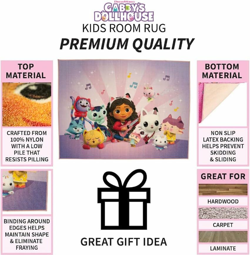 美國兒童房地毯 - Gabby's Dollhouse