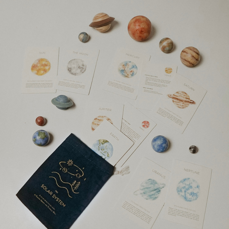 A+B組合 - 太陽系系列 | 回收木玩