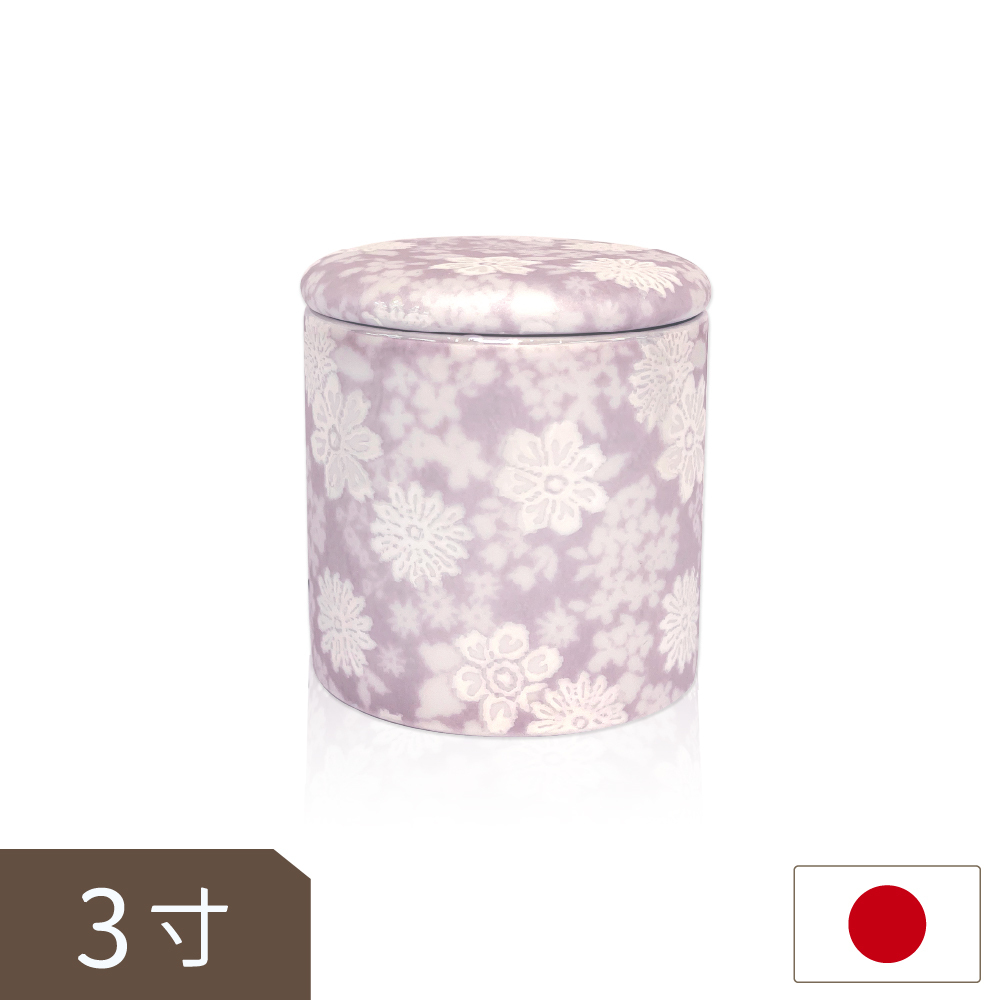 日本美濃燒防潮寵物骨灰罐(3寸)(10公斤以下)