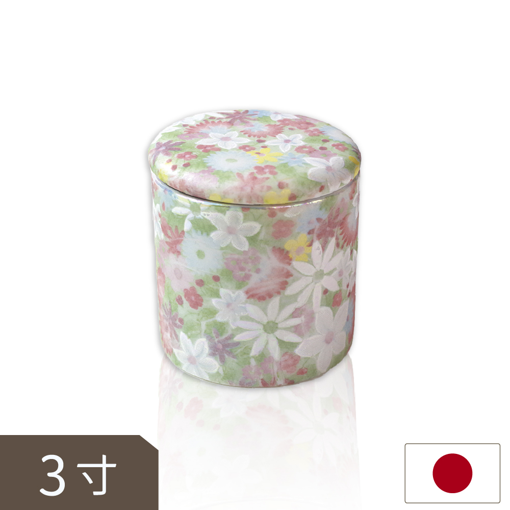 日本美濃燒防潮寵物骨灰罐(3寸)(10公斤以下)