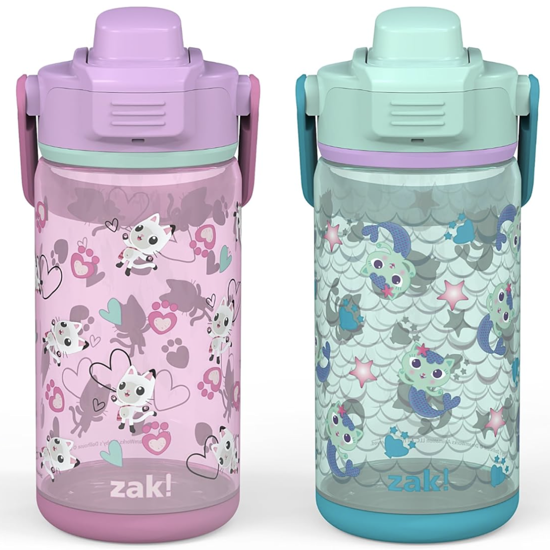 美國 Zak Designs 吸管水壺 - Gabby's Dollhouse (孖裝)