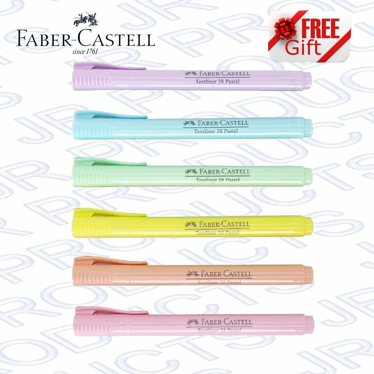 輝栢嘉 - 德國FABER TL38 幼桿粉彩筆 - 6色《療癒藝術系列》《送贈品》