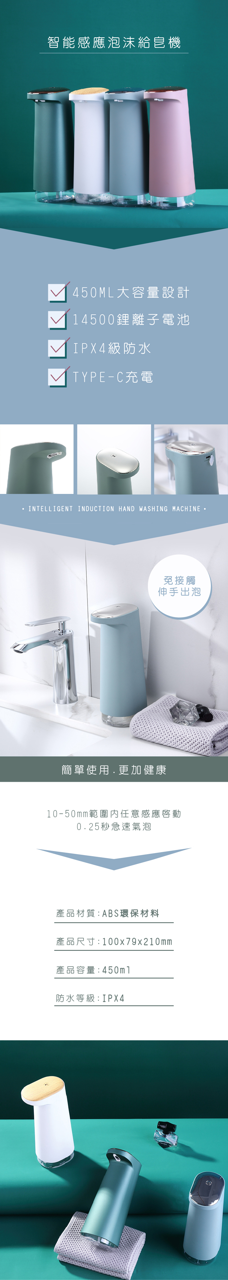 自動感應泡沫給皂機介紹