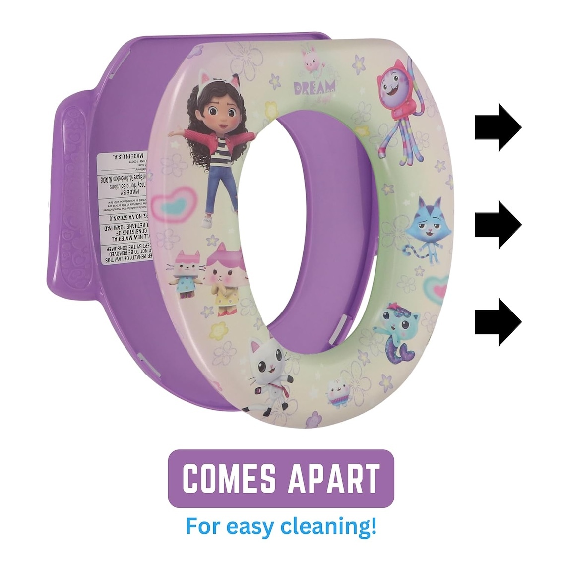 美國製幼兒學習廁板 - Gabby's Dollhouse