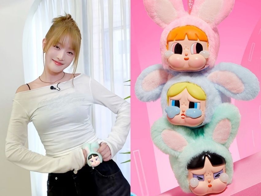 <快速出貨> Minnie同款🌈  Crybaby x 飛天小女警 搪膠臉 磁吸公仔 盲盒