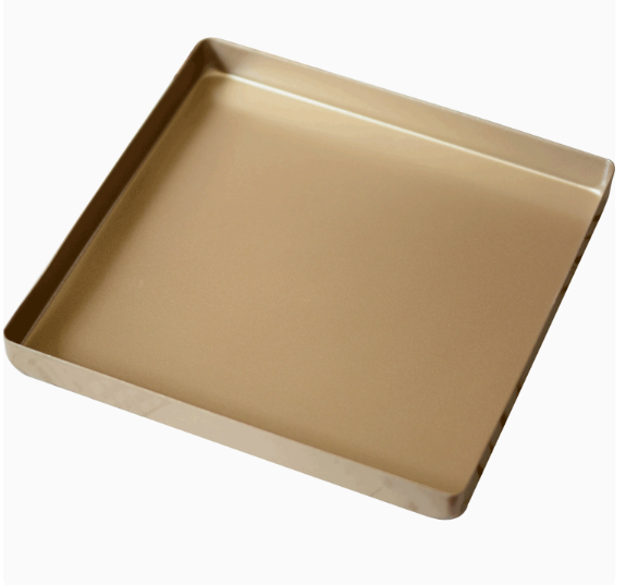 爆款重鋼型11英寸不粘烤盤（金色）（規格：28*28*3CM）