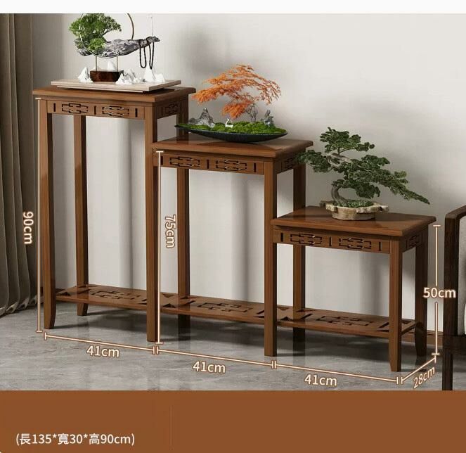 Popular flower pot ornament storage rack (combination style 3 layers)