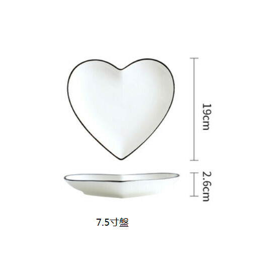 Popular European tableware (small peach heart bowl)