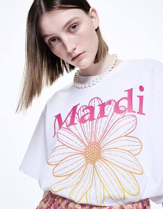 TSHIRT FLOWERMARDI GRADATION