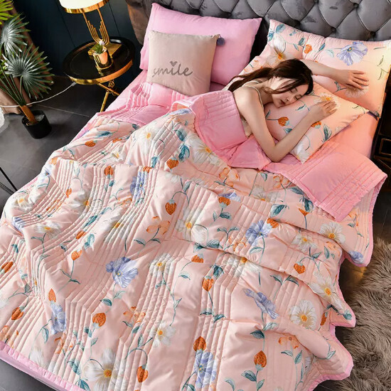 New air-conditioned washed quilt [Colorful] Size [150x200cm]