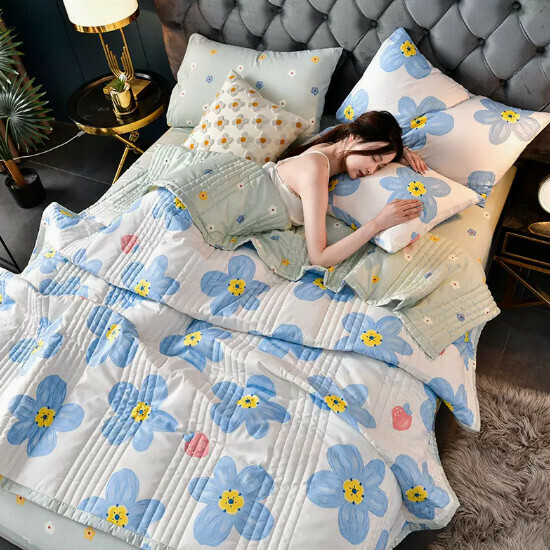 New air-conditioned washed quilt [Begonia] size [200x230cm]