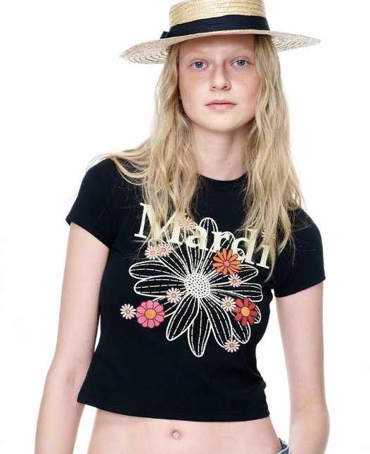 CROPPED TSHIRT FLOWERMARDI BLOSSOM