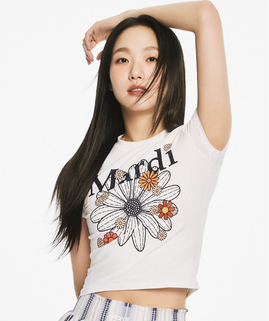 CROPPED TSHIRT FLOWERMARDI BLOSSOM