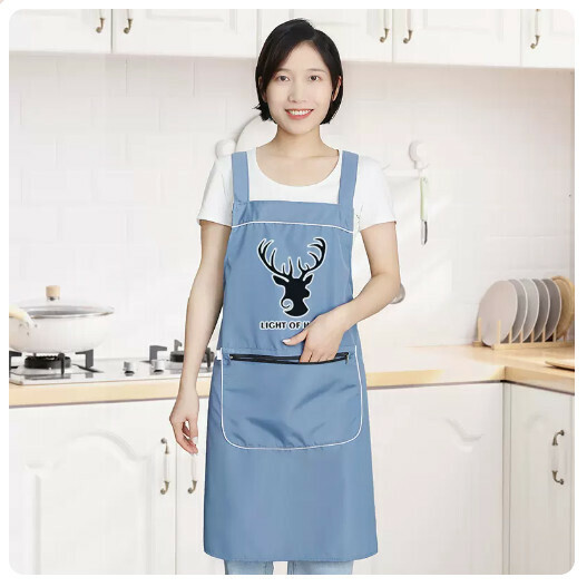 Hot selling waterproof and oil-proof apron [FY-Little Deer-Blue]