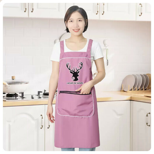 Hot selling waterproof and oil-proof apron [FY-Little Deer-Purple]