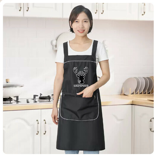 Hot selling waterproof and oil-proof apron [FY-Little Deer-Black]