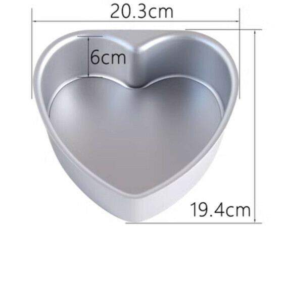 Hot Selling Live Bottom Cake Mold (Anode 8 Inch-Heart Shape)