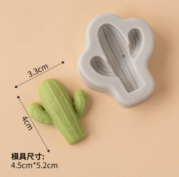 熱賣巧克力翻糖矽膠烘焙模具（小號仙人掌）