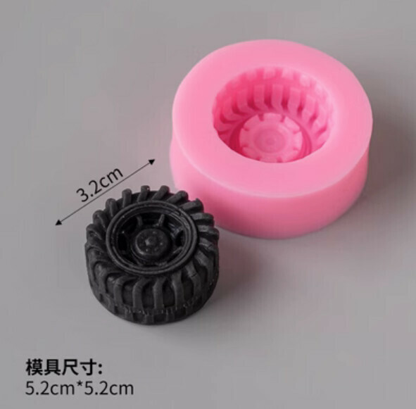 熱賣巧克力翻糖矽膠烘焙模具（輪胎）