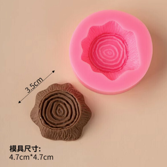 熱賣巧克力翻糖矽膠烘焙模具（樹樁）