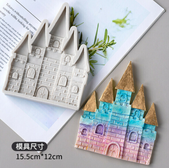 Hot Selling Chocolate Fondant Silicone Baking Mold (Big Castle Style 1)