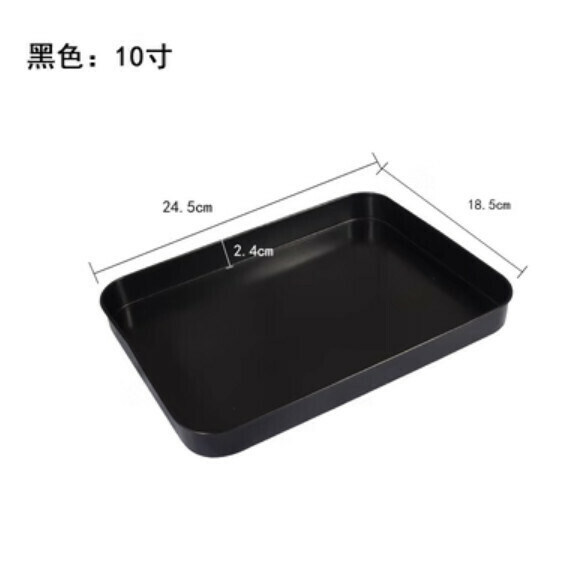 Hot selling baking pan (black-10 inch rectangular)