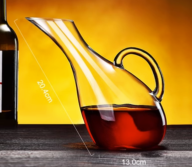 爆款水晶玻璃醒酒器(規格:【強化加厚】1.7L天鵝醒酒器）